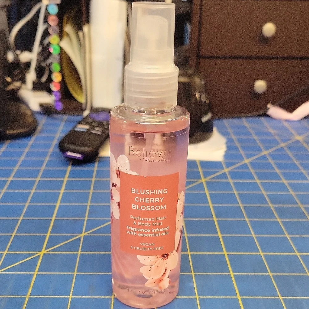 Believe Beauty Blushing Cherry Blossom Perfumed Mist 118ml New